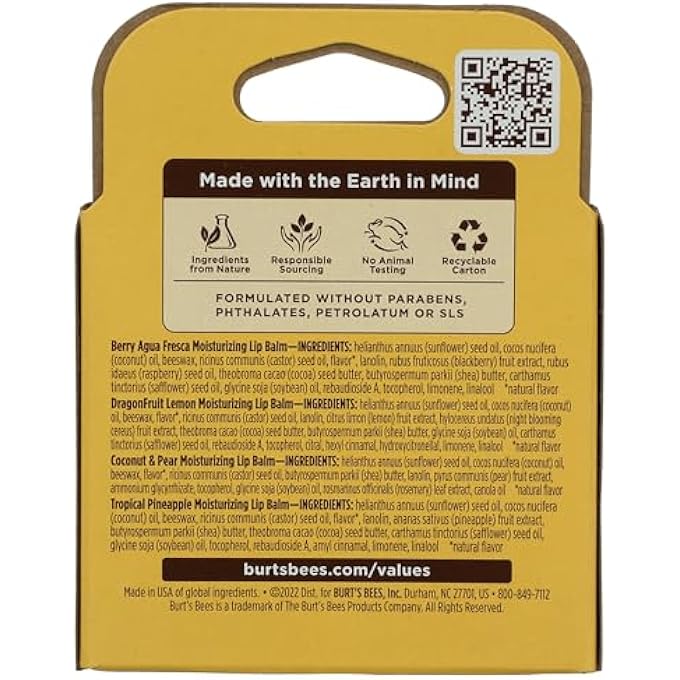 Burt's Bees BURTS BEES TROPICAL ASSORTMENT LIP BALM, 0.6 OZ - Image 2